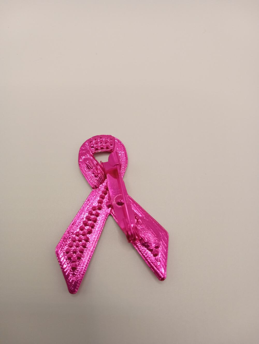 BREAST CANCER METAL PIN BROOCH DARK PINK 1219-1223